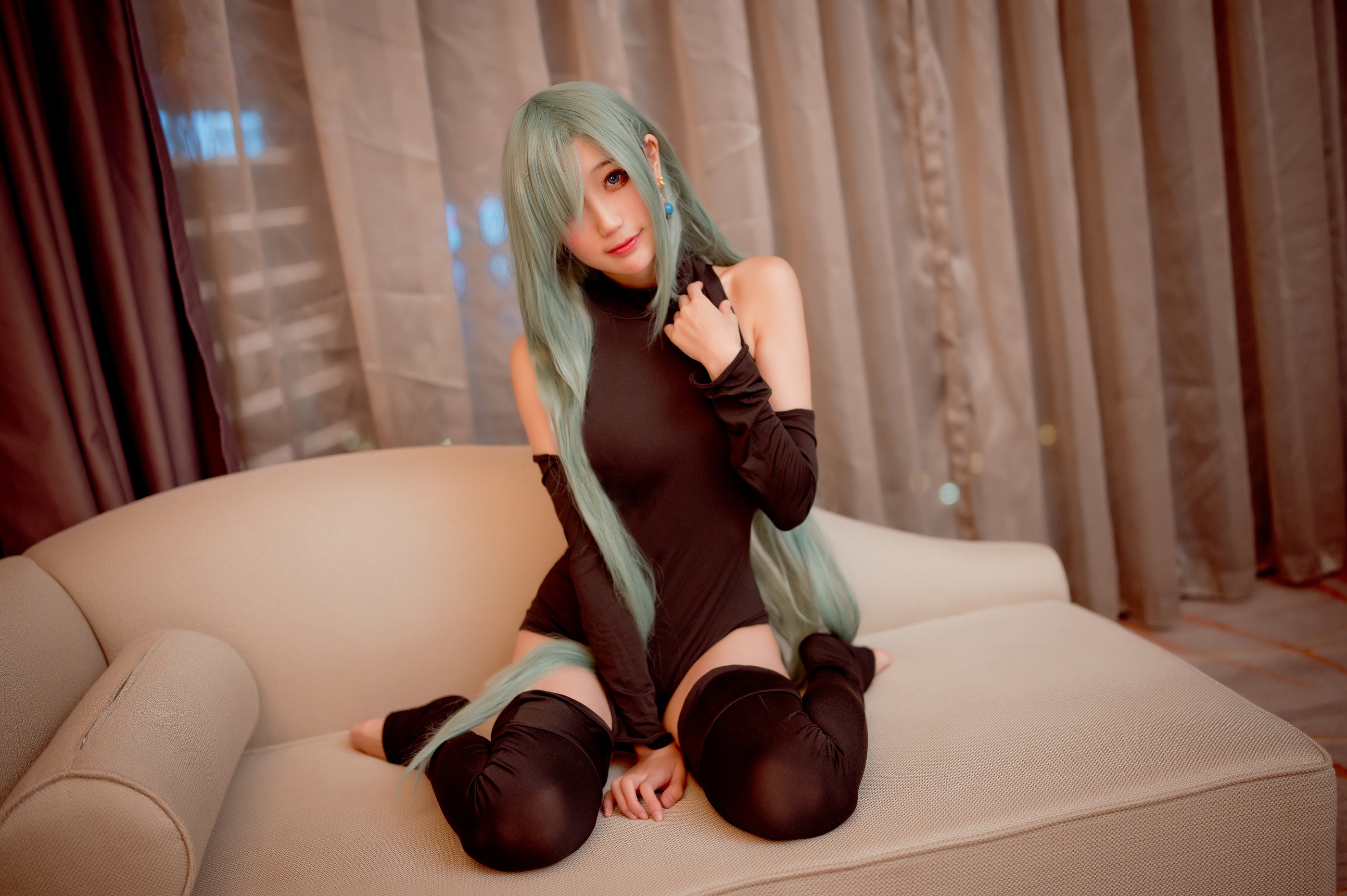 图片[1]-周叽是可爱兔兔 – NO.035 伊丽莎白连体衣 [15P]-XikXak